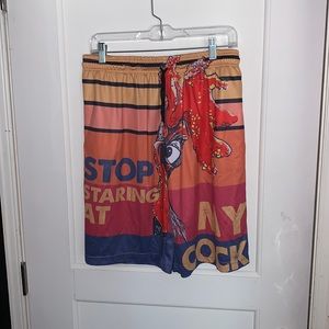 COPY - Men’s XXL “Stop staring at my cock” shorts